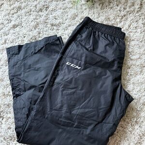 CCM Black Athletic Pants Sporty Athletic Workout joggers sweats